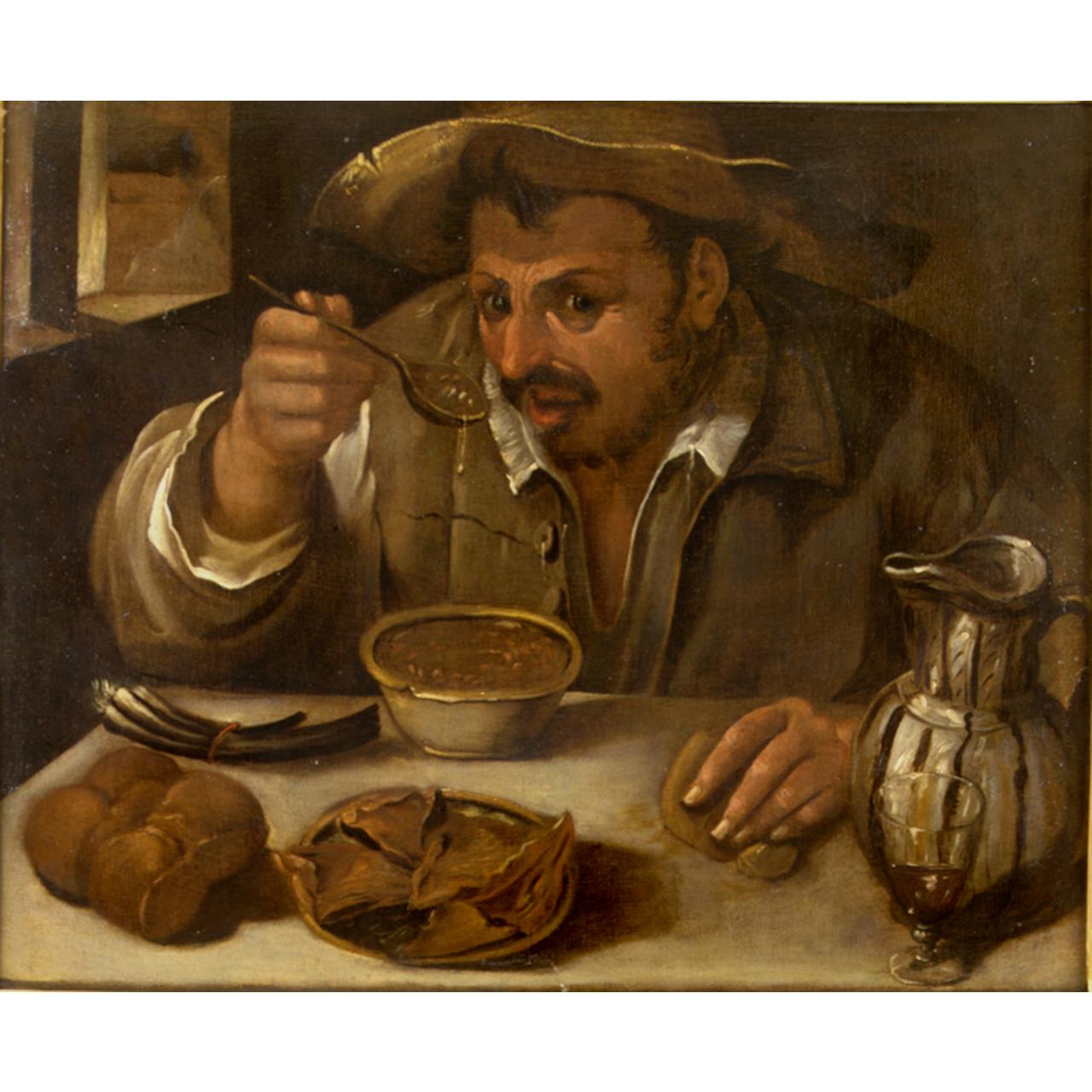 Dipinto: Il mangiatore di fagioli